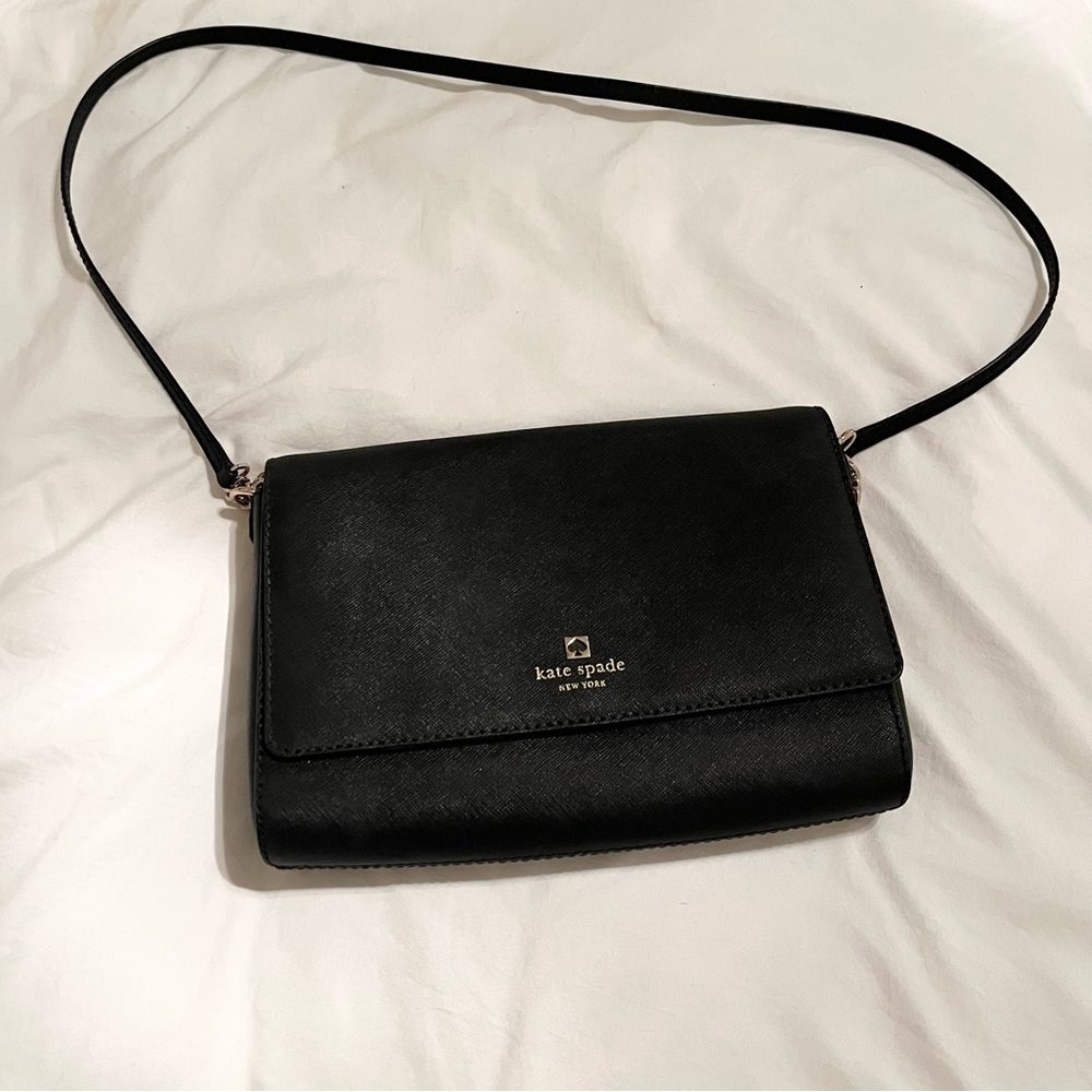 Black Kat spade crossbody bag